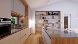 Kuchyně (Pasivní bungalov Grove od ZEO Homes)