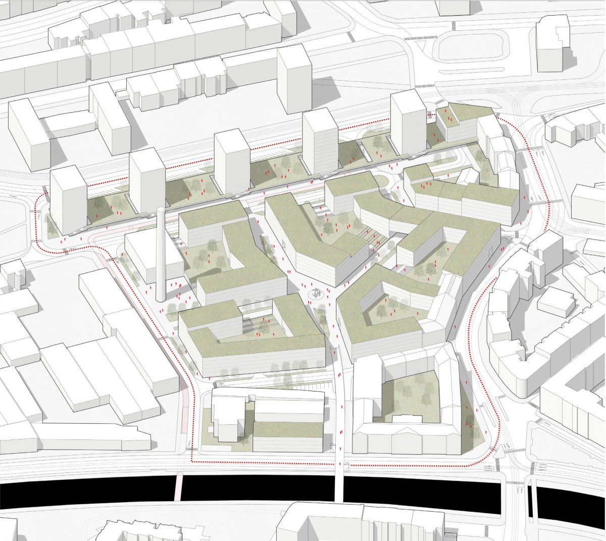 2. - 3. místo - Sedláček,  Mezinárodní studentská soutěž URBAN DESIGN AWARD za rok 2018/2019.