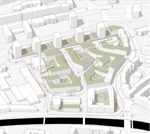 2. - 3. místo - Sedláček,  Mezinárodní studentská soutěž URBAN DESIGN AWARD za rok 2018/2019.