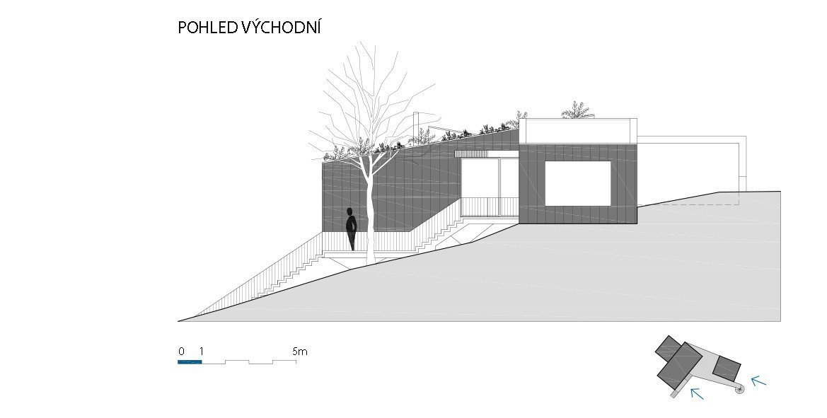 Víkendový dům nad lomem, BLOK architekti.