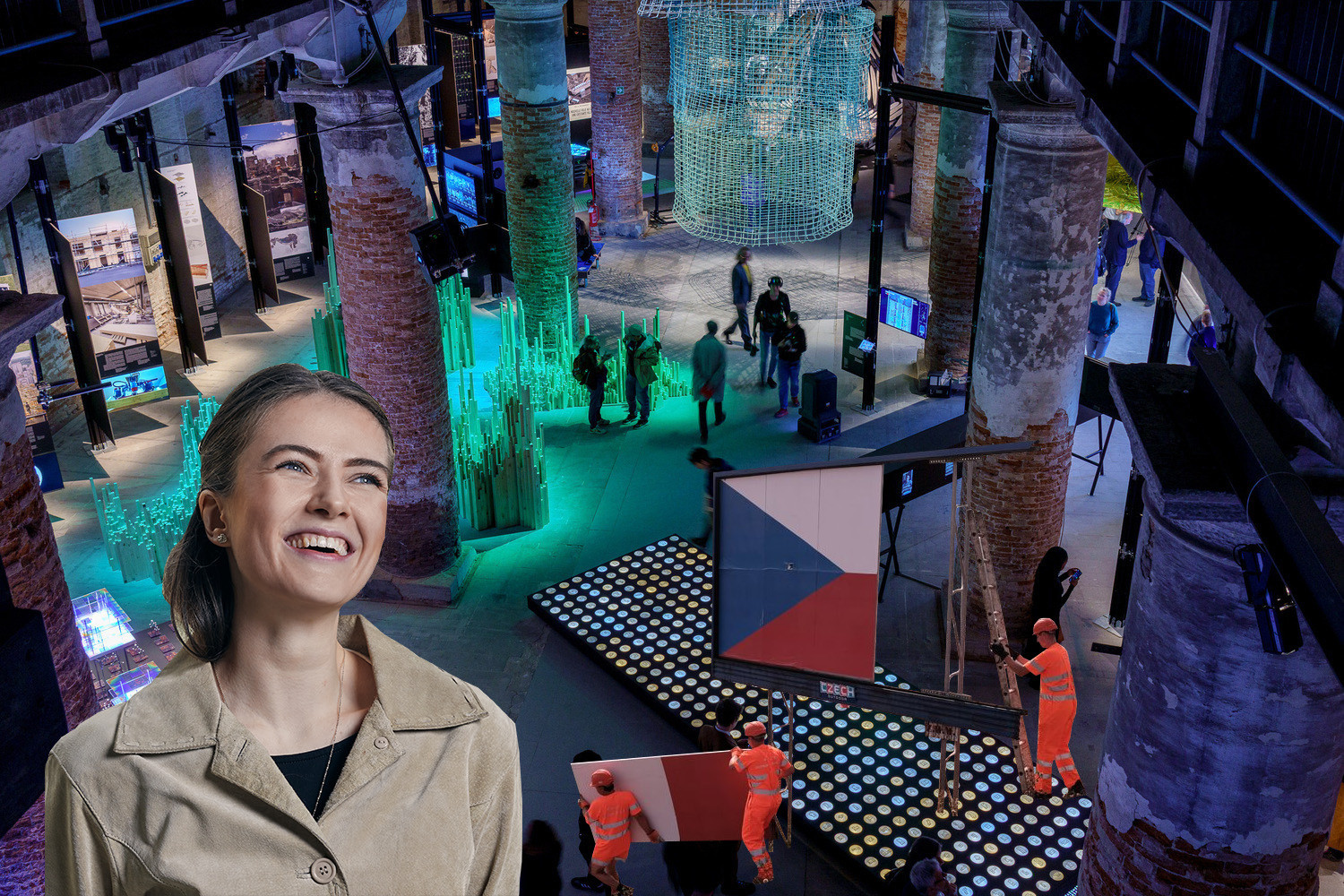 Začalo bienále architektury, tentokrát bez nás. Jeřáby sundaly billboard napájený kradenou elektřinou na Pražském okruhu. A Dolní Vítkovice budou mít další stavbu od Pleskota.