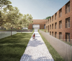 Polyfunkční dům Slivenec, vizualizace, BOD ARCHITEKTI