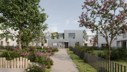 Vítězný návrh na novou čtvrť Blanice od studia Neuhausel & Huna