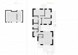 RD Haná, No-a architekti / Vlado Hrivňák, Lenka Grégrová, půdorys