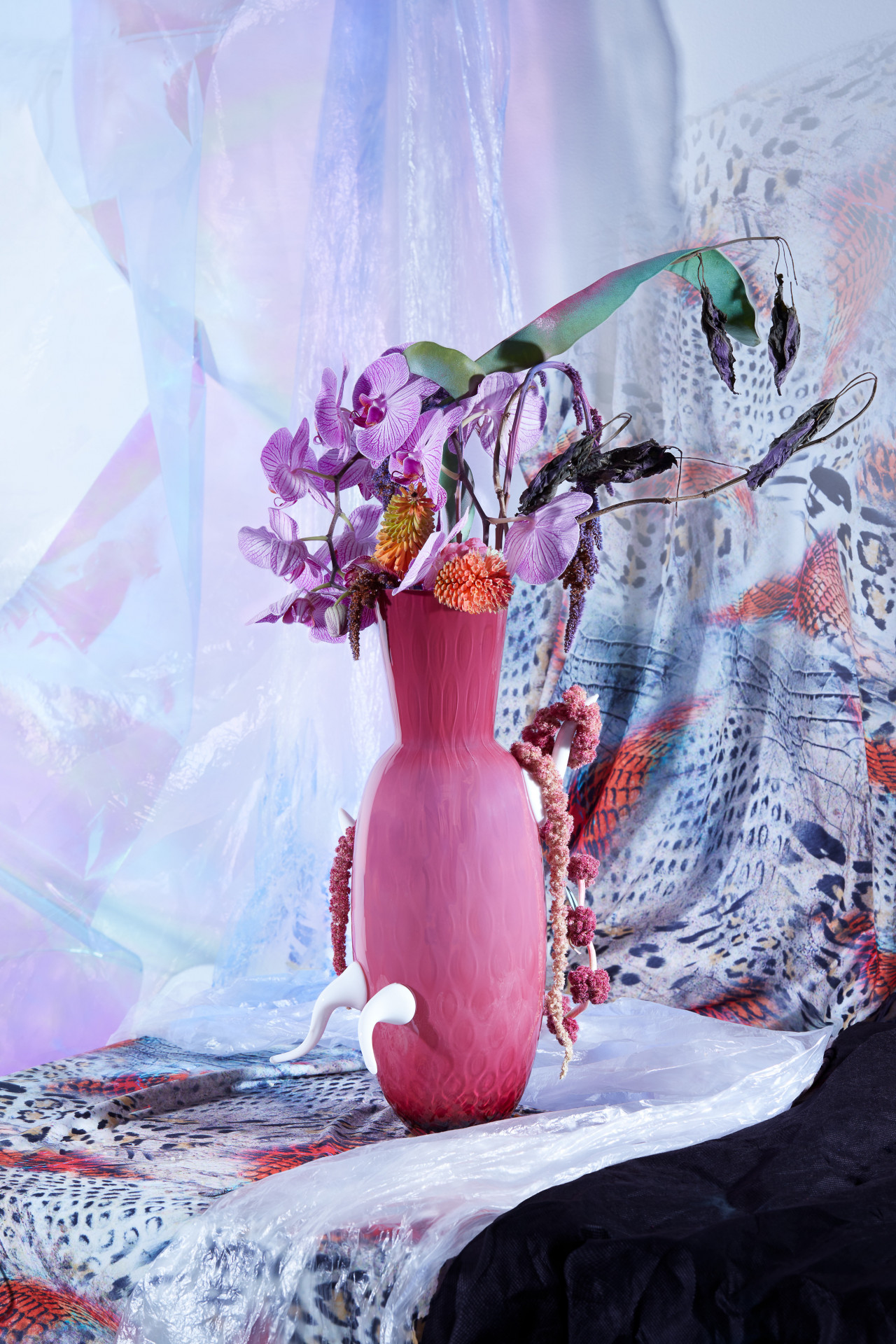 Kolekce váz Underwater od Františka Jungvirta pro sklárnu Ajeto