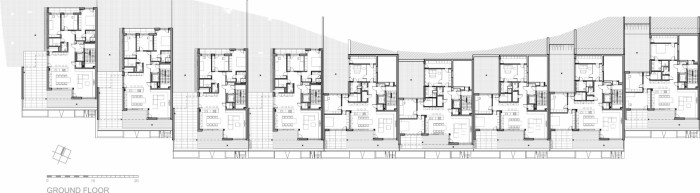 Bytový komplex ROLIČKY, Cakov+partners / Kalin Cakov, Metodiy Monev, Ján Obušek, půdorys 1PP