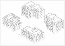 Projekt pro zhotovení stavby byl kompletně zpracovaný v BIM, což výrazně usnadnilo koordinaci projektu