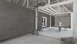 Exteriér (Krabice ve stodole; Facha architekti)