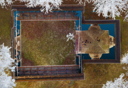 Mračno bodů - půdorysný průmět kaple