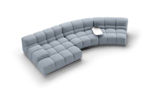 Konsepti vybralo inspirativní kolekce z milánského veletrhu Salone del Mobile. (na obrázku kultovní modulární systém Tufty značky B&B Italia)