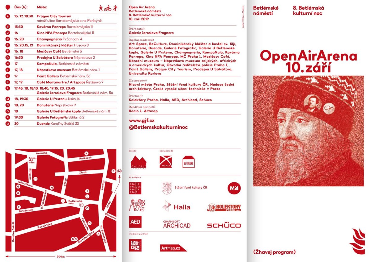 Betlémská kulturní noc, program.