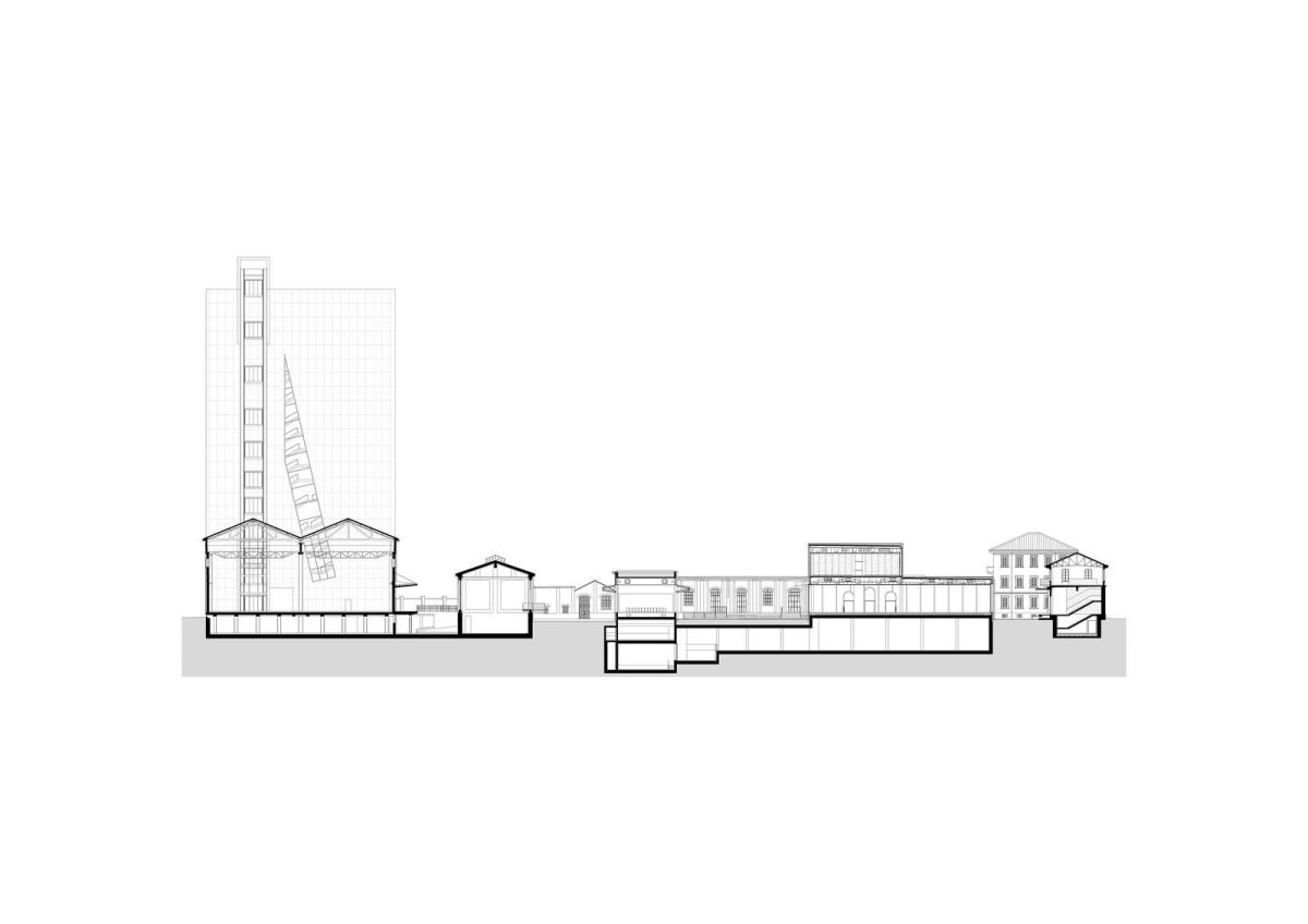 OMA, Fondazione Prada, výkres