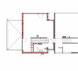 Rodinný dům v německém Gersthofenu, půdorys 2np, Sergej Felber