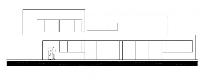 pohled jižní, RD Záhorská,