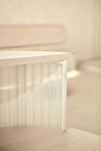Architektky usilovaly o to, aby vybavení působilo lehce a svými neutrálními barvami nechalo vyniknout vystavované předměty