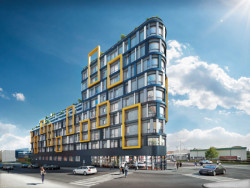 Polyfunkční dům Harfa Design Residence, vizualizace