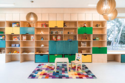 Interiér (Mateřská škola ve Vědomicích, Architip)