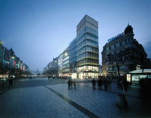 2003 – Palác Euro na Václavském náměstí, DAM architekti.

Druhou českou realizací na shortlistu ceny za rok 2003 byl palác Euro na Václavském náměstí od ateliéru DAM architekti s.r.o. Novostavba obchodně-administrativního objektu tehdy vznikla na místě původního trojpodlažního domu, který byl zbourán při výstavbě metra v 70. letech.
