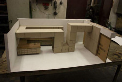 PROGRES ATELIER, Rekonstrukce bytu na Letné, model – foto