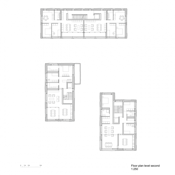 Buzzi Studio di Architettura, Cà Bugnada, půdorys 2. NP – foto