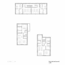 Buzzi Studio di Architettura, Cà Bugnada, půdorys 2. NP – foto