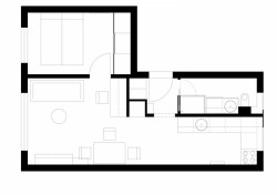 Půdorys rekonstruovaného bytu