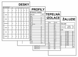 Výkaz výměr a výpisy jednotlivých prvků fasády jsou generovány z informačního modelu stavby.