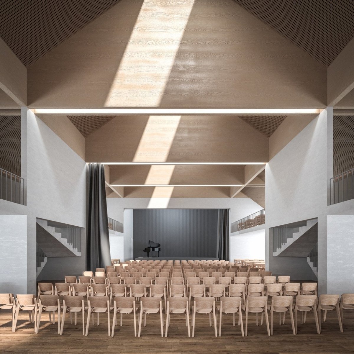 Polyfunkční dům Slivenec, vizualizace, BOD ARCHITEKTI