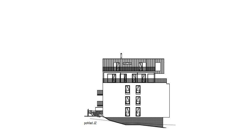 Viladom Tajovského, BMX studio, pohled JZ