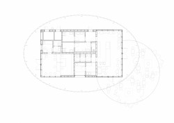 Revitalizace parku a náměstí Krakov v Bohnicích, půdorys altánu, Rusina Frei architekti