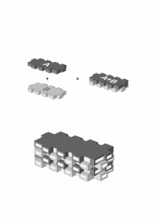 Bytová věž Norra Tornen ve Stockholmu, schéma