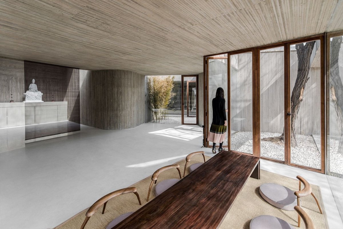 Buddhistická svatyně v čínském Tangshanu od ARCHSTUDIO