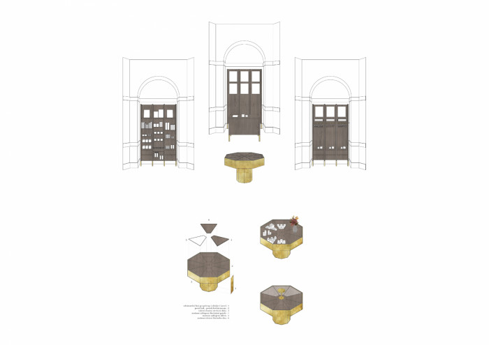 Interiéry předsálí České filharmonie v Rudolfinu, Lenka Míková architekti / Lenka Míková, suvenýry