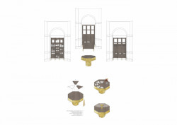 Interiéry předsálí České filharmonie v Rudolfinu, Lenka Míková architekti / Lenka Míková, suvenýry