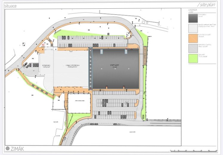 Zimní stadion v Teplicích, MISE a SIAL Architekti a inženýři, situace