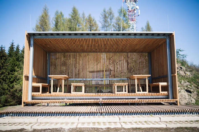 2021 architekti, LABAK, Lávka a prístrešok na Straníku – foto