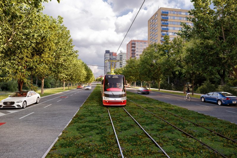 V Praze začala výstavba nové tramvajové trati mezi Malešicemi a Vinohradskou ulicí.