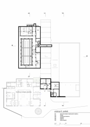 atelier-r, Aplikační centrum BALUO, půdorys 1. PP – foto