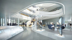 Návrh nové centrály firmy Schüco, 3XN