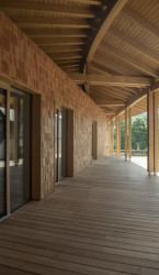 Společenský sál farního centra v Lidečku od studia AEIOU