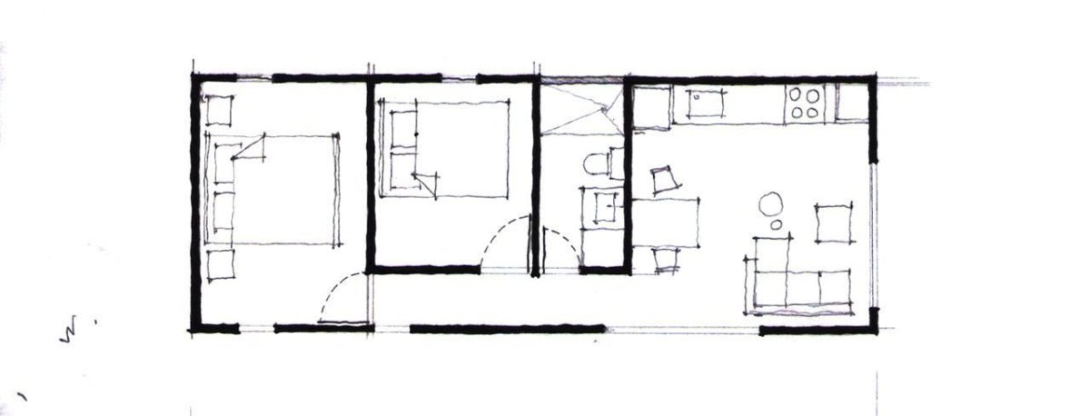 Colectivo Creativo Arquitectos, VIMOB - půdorys