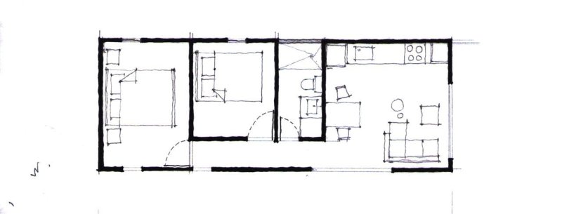 Colectivo Creativo Arquitectos, VIMOB - půdorys
