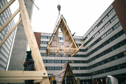 Útulny do Krkonoš, fotografie z realizace.