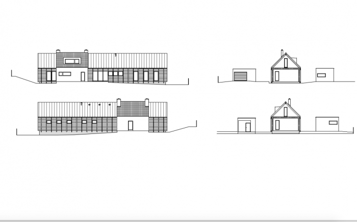 Novostavba rodinného domu, Caraa, vizualizace