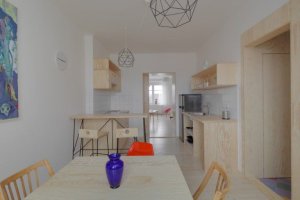 ArchitectureMADE, rekonstrukce plzeňského 1+1, interiér
