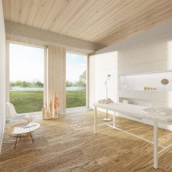 HoHo Vídeň, první výšková budova ze dřeva na světě - vizualizace