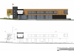 Pavilon ZŠ Smečno, LCArch s.r.o. - pohled východní