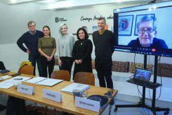 Porota Kaplicky Intership 2022 zleva - Zdeněk Lukeš, Regina Loukotová, Petra Ross, Taba Rasti, Michal Kohout, Deyan Sudjic