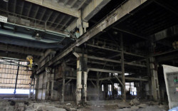 Pohled do interiéru výrobní haly.