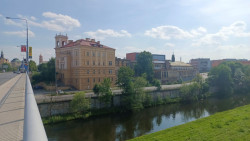 Kulturní dům Peklo, pohled od řeky, současný stav